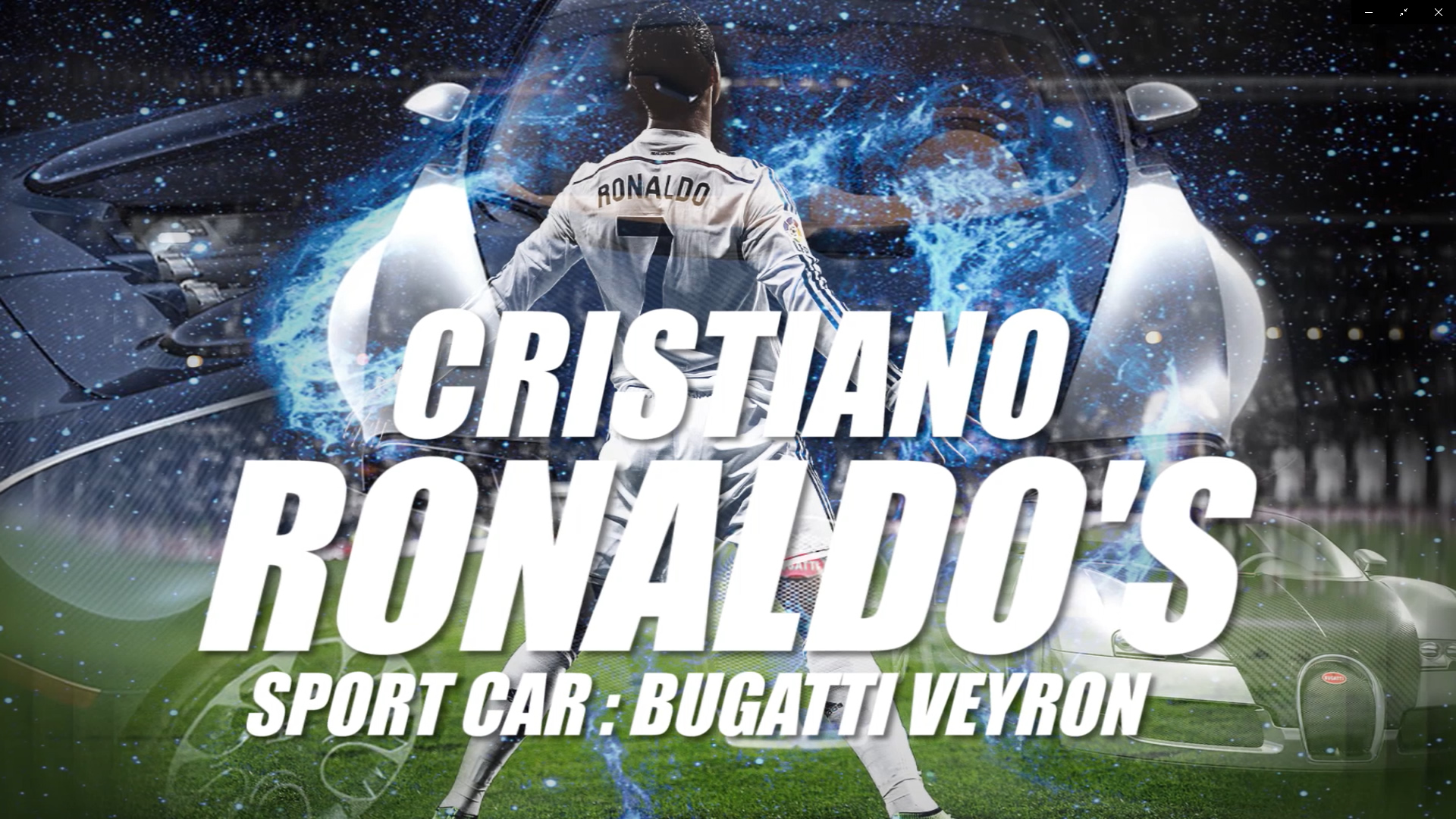 Cristiano Ronaldo Spor Araba Bugatti Veyron